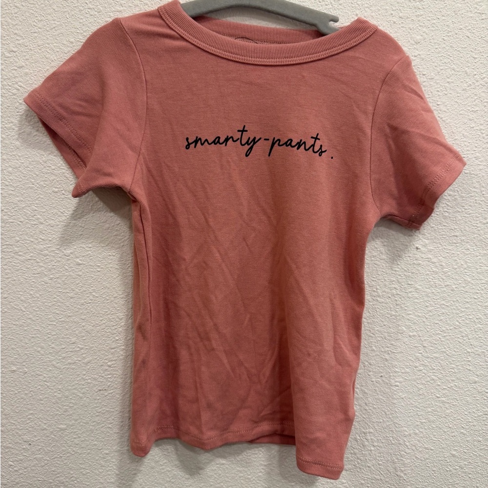 Smarty-Pants Graphic Tee - Rose